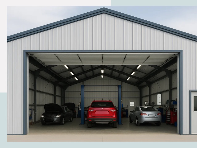 Ангары из сэндвич панелей от 622 руб. в Гулькевичи