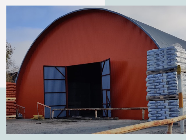 Полукруглые ангары по цене от 622 руб. в Гулькевичи