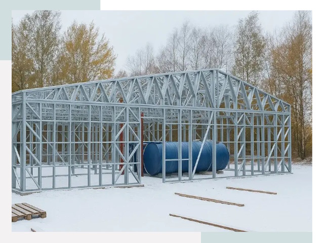 Металлические ангары в Гулькевичах