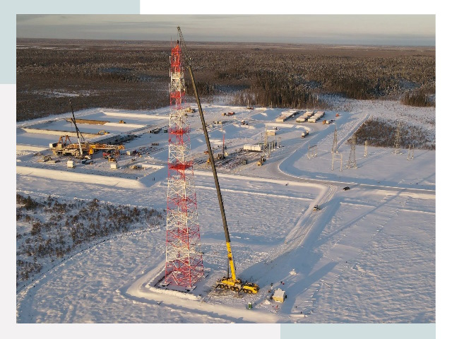 Мачты связи в Гулькевичах