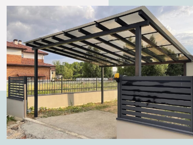 Металлические навесы в Гулькевичи от 622 руб. за м²
