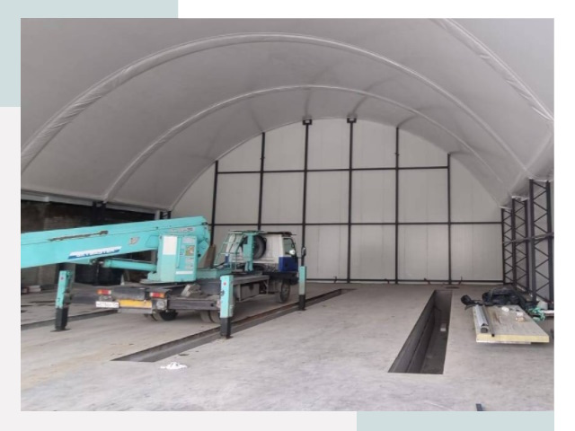 Внутреннее оснащение ангаров в Гулькевичах