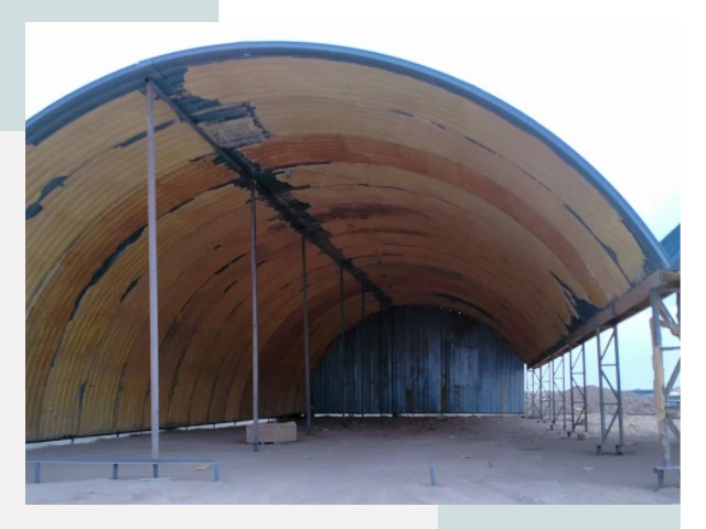 Реконструкция ангаров в Гулькевичах