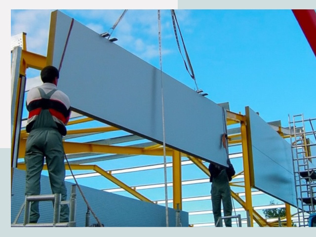 Монтаж сэндвич-панелей в Гулькевичах от 622 руб.