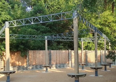 Терраса из металлоконструкций под ключ, проектирование, изготовление и монтаж от СтальСтрой-Гль